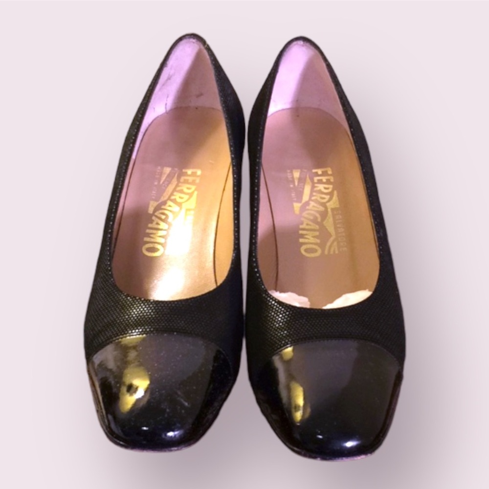 salvatore ferragamo classic heels - Picture 1 of 8